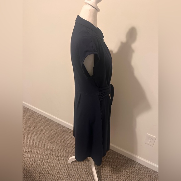 BODEN Althea Navy Blue Jersey Shirt Dress Size 14 - Picture 4 of 6